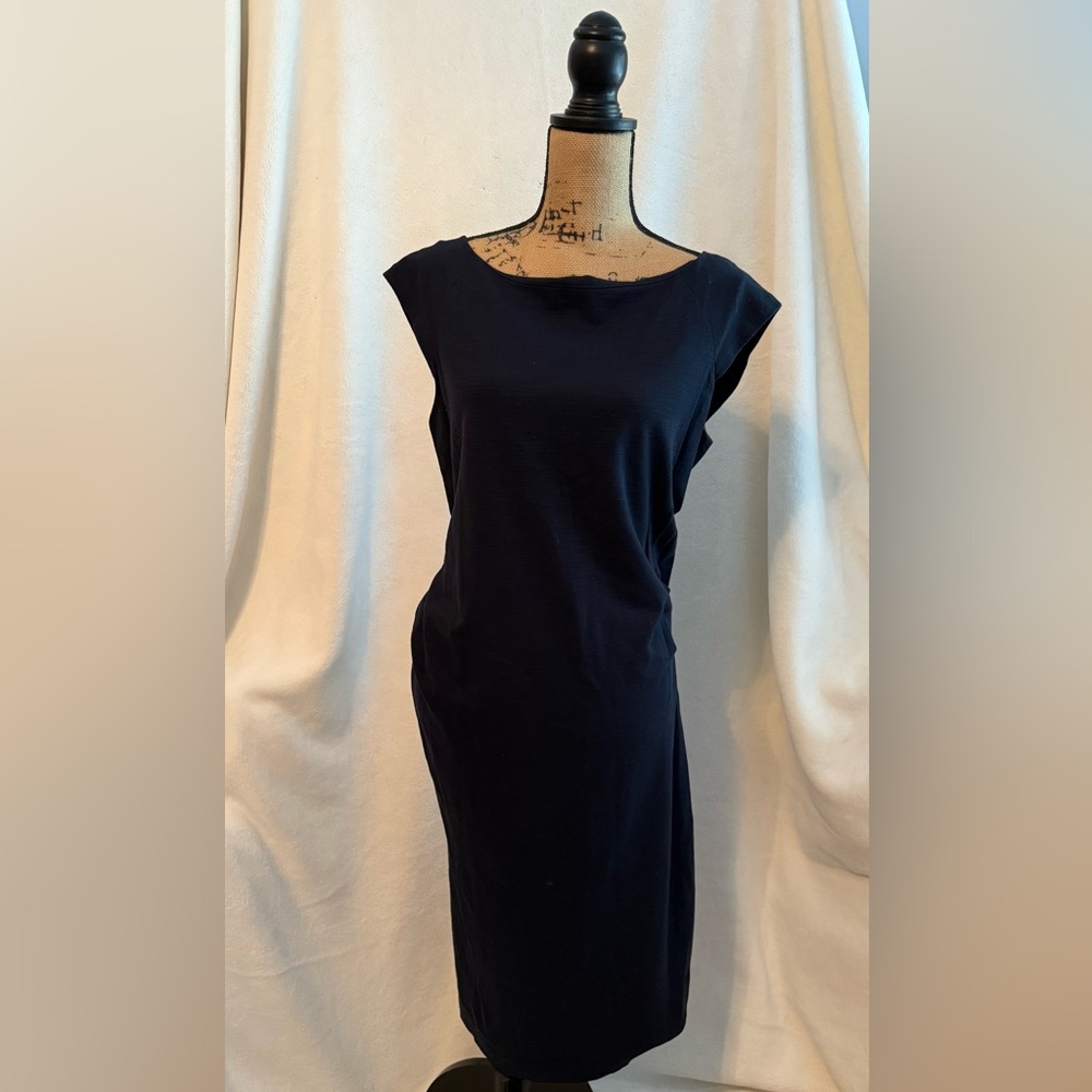 Diane Von Furstenberg Midnight Blue Midi Dress